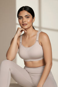 Zelocity High Impact Quick Dry Sports Bra - Moon Light — thumbnail 6